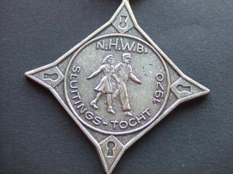 N.H.W.B.(Noord-Hollandse Wandelbond)Sluitingstocht 1970 ( wandeltocht)